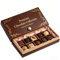 Emballage cadeau de chocolat haut de gamme avec impression couleur personnalisée, tendance de la mode, boîte cadeau de chocolat avec votre logo