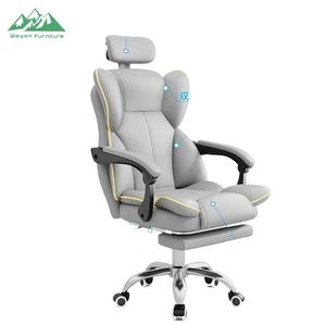 Chaise <span class=keywords><strong>de</strong></span> <span class=keywords><strong>bureau</strong></span> ergonomique <span class=keywords><strong>de</strong></span> luxe <span class=keywords><strong>avec</strong></span> <span class=keywords><strong>repose</strong></span>-pieds rétractable, dossier haut en cuir PU, <span class=keywords><strong>fauteuil</strong></span> pivotant <span class=keywords><strong>inclinable</strong></span> pour ordinateur et jeux vidéo - Product Image 2