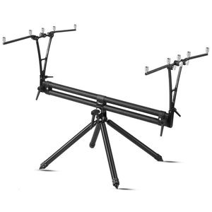 Nuevo Soporte Plegable Mejorado Ajustable 270° de Aleación de Aluminio para Caña de Pescar, Soporte de <span class=keywords><strong>4</strong></span> Patas para Cañas, <span class=keywords><strong>Pod</strong></span> Portátil para Pesca de Carpa - Product Image 1