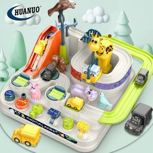 1 aereo 1 auto in lega 1 scivolo Bus fai da te caserma dei pompieri 21 pezzi parcheggio giocattoli - Product Image 4