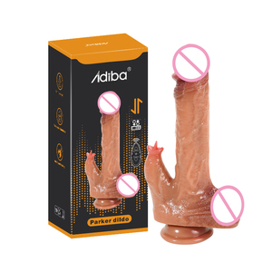 New Arrival 2024 Adiba <strong>Parker</strong> 8.27in Remote Control Silicone Realistic Soft Dildo Licking Tongue for <strong>Women</strong> 9 Vibrating Thrusting - Product Image 6