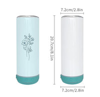 Botol Air Pintar 20 oz dengan Logo Kustom, Pemutar Musik Nirkabel, Speaker, Tumbler Sublimasi Kosong dengan Speaker