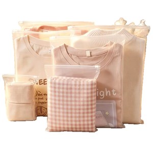Sac de shopping en gros avec fermeture éclair, en PVC/PE, réutilisable, thermosoudé, personnalisable avec logo, pour l'expédition de vêtements et de sous-vêtements - Product Image 6