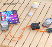Chargeur de voyage multifonctionnel, batterie externe, station de charge sans fil, type C, charge rapide, adaptateur universel compact portable 2026