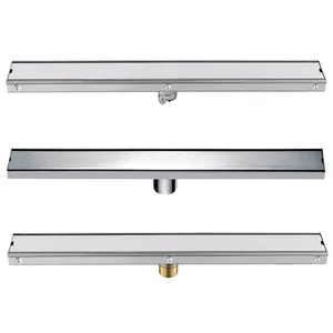 Stainless steel shower stall drain tile insert floor drain for bathroom