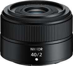 Nouvel objectif compact à focale fixe Nikkor Z 40 mm F/2 plein format 52 mm à mise au point manuelle - Product Image 4