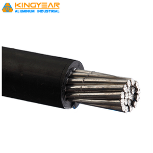 Cables de alimentación de aislamiento de PVC PE XLPE de servicio aéreo Triplex de aluminio único Echinus Gammarus Leda - Product Image 2