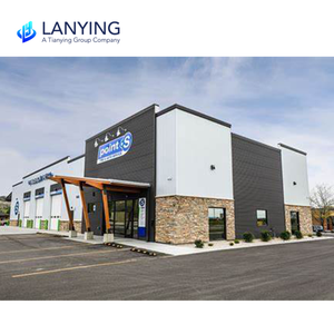 Edifici Industriali con Struttura in Acciaio Capannone Metallico Prefabbricato Costruzione in Acciaio Strutturale in Vendita - Product Image 4