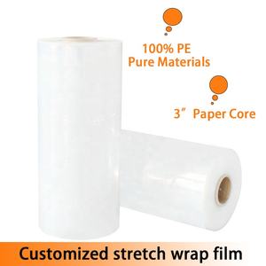 Стрейч-пленка, заводская цена, прозрачная полиэтиленовая литейная пленка, стрейч-термоусадочная пленка - Product Image 5