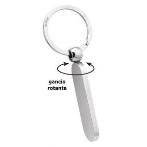 Llavero con Mosquetón y Colgante Ovalado, Llavero de Metal con Brújula Personalizable, Llavero con Brújula para Acceso Elegante al Vehículo - Product Image 3