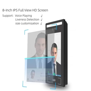 XIMI 7 pulgadas libre Cloud Palm verificación dinámica reconocimiento facial y tiempo de asistencia controlador de acceso con Wifi - Product Image 4