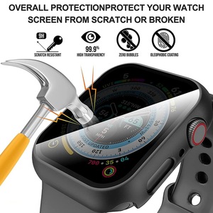 Écran anti-espion complet 2 en 1, coque de <span class=keywords><strong>protection</strong></span> avec écran de confidentialité, <span class=keywords><strong>protection</strong></span> de pare-chocs en PC pour <span class=keywords><strong>Apple</strong></span> IWatch Series 11 10 9 8 <span class=keywords><strong>7</strong></span> 6 5 4 - Product Image 5