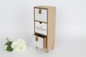 Table Stand Useful Storage Cases Home Decoration Wooden Storage White Jewellery Boxes For Home Decor Key Organizer Box