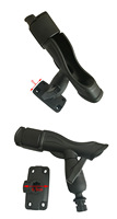 Porte-canne à pêche pour kayak gonflable - 360 °   Support de tige en plastique rotatif
