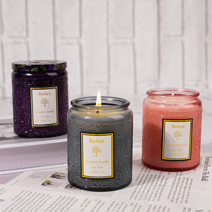 Bonita caja de regalo 100% Nature Soy Scent Blank Oem Scent Tamaño grande Aromaterapia Lujo Cera de soja Velas perfumadas para mujeres - Product Image 3