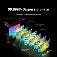 Projecteur laser DLP tricolore 4K Dangbei S7 Ultra Max, home cinéma intelligent, Android 13, 5800 lumens, portable, 8 Go de RAM, 128 Go, 2 ans de garantie