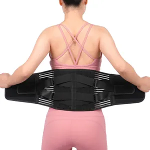 Custom Working Medical Double Pull Breathable Lumbar Back Brace Waist Support Belt