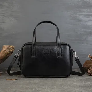 Bolso de Mano de Cuero Genuino de Alta Calidad Redwingy, Estilo Vintage, para <span class=keywords><strong>Hombre</strong></span> y Mujer, de Cuero Vacuno Curtido Vegetalmente, Bolso Bandolera - Product Image 4