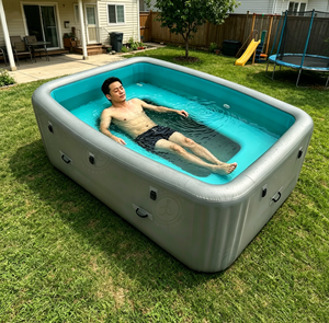 <span class=keywords><strong>Piscine</strong></span> hors <span class=keywords><strong>sol</strong></span> gonflable pour adultes, bar de <span class=keywords><strong>piscine</strong></span> durable, <span class=keywords><strong>piscine</strong></span> gonflable en Drop Stitch pour événements et fêtes en plein air - Product Image 2