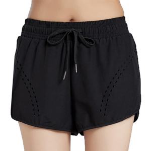 Pantalones Cortos Deportivos de Doble Capa Personalizados para Mujer, Transpirables, de Color Sólido, Ropa de Motocicleta, Pantalones Cortos Holgados y Cómodos - Product Image 3