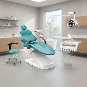 Sillón Dental Eléctrico Integrado de Alta Calidad con Luz Quirúrgica LED para Clínicas Dentales y Hospitales - Product Image 1