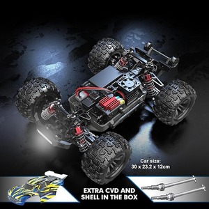 HYPER GO H16BM 1/16 4WD RTR Auto RC sin Escobillas, Motor 2845 4200KV, ESC 45A, 42MPH, Camioneta Monstruo Todoterreno <span class=keywords><strong>de</strong></span> Alta Velocidad - Product Image 6
