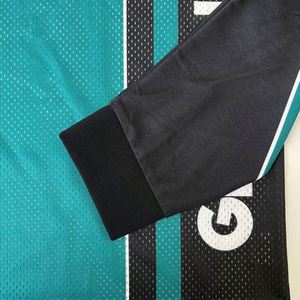 Free Design Custom Streetwear Vintage Sublimation American Long Sleeve Classic Football <b>Mesh</b> Jersey - Product Image 4