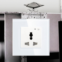 Prise murale intelligente Tuya Zigbee, prise universelle EU, commande vocale à distance via Alexa Google Home, 13A, réseau WiFi, IP53