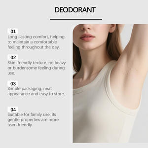 Déodorant en stick OUHOE en gros pour le corps, rafraîchissant, élimination des odeurs, confortable, noix <span class=keywords><strong>de</strong></span> coco et <span class=keywords><strong>vanille</strong></span>, 14g - Product Image 4