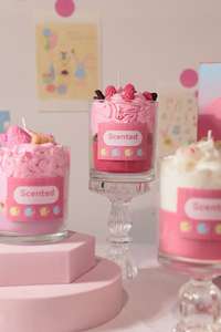 Velas Aromáticas de Lujo LANJO al por Mayor, Velas de Helado Hechas a Mano, Velas de Postre Aromáticas para Días Festivos y Bares - Product Image 5