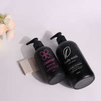 Bouteilles en verre Boston rondes personnalisées vides de 250 ml, 500 ml, 2 oz, 4 oz, 8 oz, 16 oz, transparentes, ambrées, noires mates, avec pompe noire
