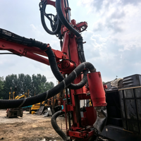 Équipement de forage de trous de mine sur chenilles, hydraulique intégral, diesel, 168 kW, modèle DX800, pour le forage de roches en surface
