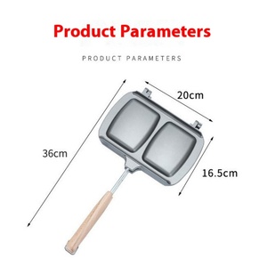 Sartén Antiadherente de Doble Cara para Sándwiches, Huevos, Waffles y Cocina Casera - Product Image 6