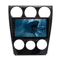 Radio mobil 2Din 9 inci Android, pemutar Multimedia GPS mobil Audio DVD Autoradio, Radio mobil untuk Mazda 6 2002-2008 4G Wifi BT