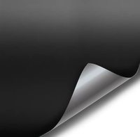 Autocollant noir mat en vinyle pour voiture 1.52x18M, bulle de libération d'air