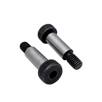 Vis à épaule en acier allié, oxyde noir, usinée, pour machines textiles, norme ISO 7379, tailles M5 à M10, pour rouleaux
