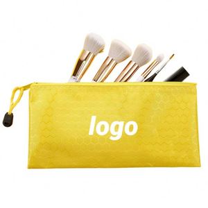 Sac organisateur compact format A6, design football, étui étanche à fermeture éclair pour documents et cosmétiques - Product Image 1