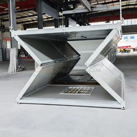 Conteneur pliable 20 pieds, boîte pliable mobile, panneau d'activités, maison, bâtiment temporaire, cabine, boîte d'emballage