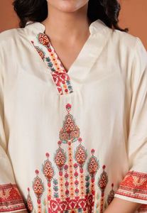 Ensemble coordonné Kurti Pant Designer, ensemble coordonné haut court et pantalon, ensemble coordonné chemise et pantalon assorti - Product Image 4