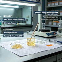 Résine de silicone solide SH-3041 pour modifier l'acrylique, le polyester et l'époxy pour revêtements industriels