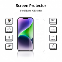 Prix d'Usine Protection d'Écran Confidentialité en Verre Trempé Anti-Espion 2.5D Dureté 9H Compatible pour iPhone XR 12 13 14 15 16 Pro Max