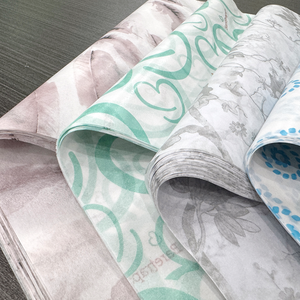 Custom Printed Cotton Gift Wrapping <b>Paper</b> Roll Luxury Style Clothing <b>Tissue</b> Packaging with Chemical Pulp Coating <b>Packed</b> Carton - Product Image 2