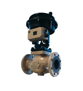 Samson 3372 Pneumatic Diaphragm Actuator With Samson 3730 Electropneumatic Positioner Stock Supplier for Control <b>Valves</b> - Product Image 3