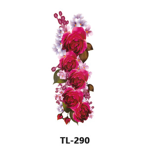2025 venta al por mayor Sexy flor Rosa hombro espalda <span class=keywords><strong>brazo</strong></span> pierna hermoso tatuaje impermeable <span class=keywords><strong>para</strong></span> mujeres Flor Mariposa <span class=keywords><strong>tatuajes</strong></span> pegatina - Product Image 4