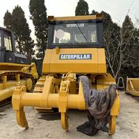 Bulldozer Caterpillar D7G d'occasion du Japon, efficace, avec ripper et treuil, chenilles, moteur 180 CV, capacité de nivellement 4,2 m, vente en ligne