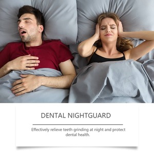 Protège-dents nocturne Oralhoe <span class=keywords><strong>rose</strong></span>, prévient le ronflement et les morsures nocturnes, protège les dents - Product Image 3