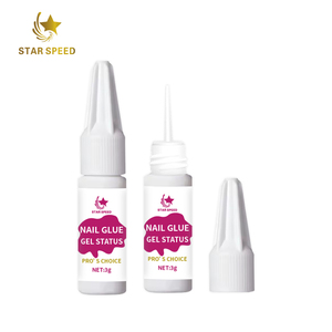 Colle à ongles StarSpeed 3g haute viscosité pour faux ongles, séchage super rapide et adhésion forte pour les pointes d'ongles artificiels - Product Image 6