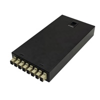 Boîtier de terminaison fibre optique 8 ports SC Multimode FTTH mural avec pigtail en acier laminé à froid noir