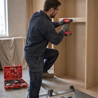 Ensemble d'outils sans fil SADIS, combo professionnel 21v, perceuse puissante de conception allemande, ensemble d'outils à main