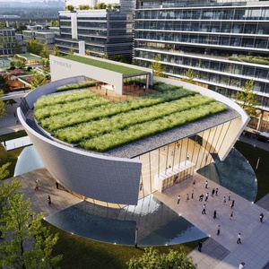 Bâtiment commercial à structure en acier haute résistance, durable et stable pour centre commercial et centre de conférences - Product Image 4